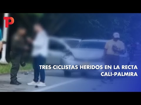 Tres ciclistas heridos en la recta Cali-Palmira | 28.05.2023 | Telepacífico Noticias