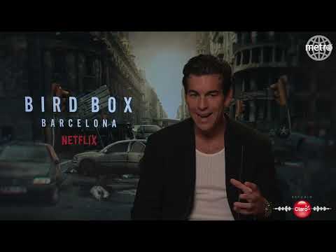 Mario Casas vivió un mundo apocalíptico en Bird Box Barcelona y su encuentro con Bad Bunny