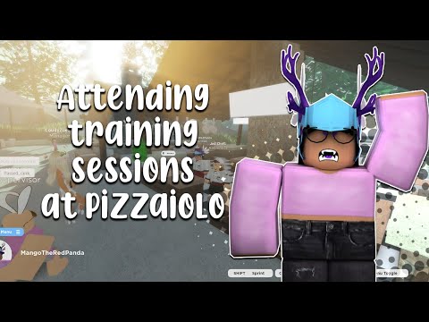 Attending my first training session at Pizzaiolo! Pizzaiolo on Roblox