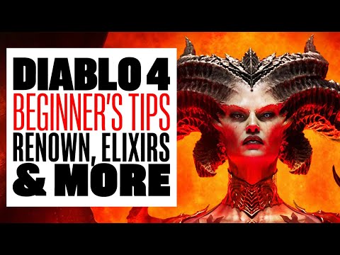 10 DIABLO 4 BEGINNERS' TIPS - Elixirs, Renown, & Transmogs Explained! Diablo 4 Gameplay Necromancer
