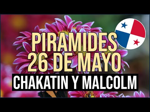 Pirámide Lotería de Panamá Domingo 26 de Mayo 2024  Pirámide de Chakatin y Malcolm Ramos