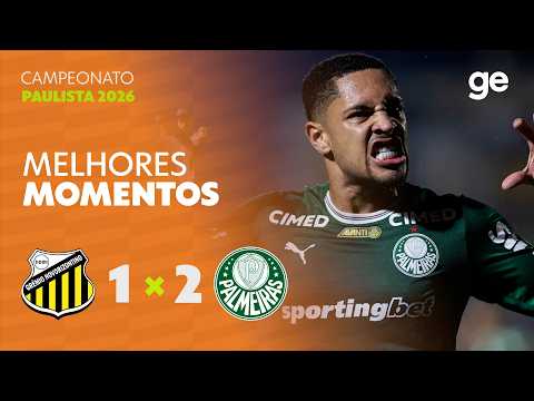 NOVORIZONTINO 1 X 2 PALMEIRAS | MELHORES MOMENTOS | FINAL | CAMPEONATO PAULISTA | sportv