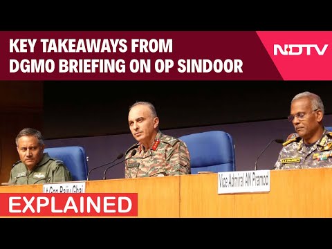 Operation Sindoor Press Briefing | Op Sindoor: Takeaways From Indian Defence Forces Joint Briefing