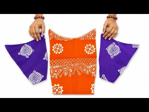 Very Easy and Beautiful Baby TOP making From Waste clothes # Waste Cloths Recycle Idea # Baby TOP