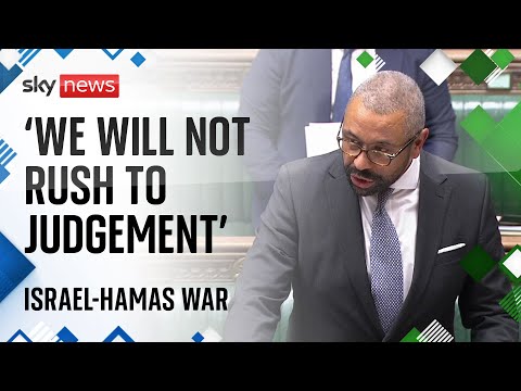 Israel-Hamas war: 'Be vigilant against disinformation,' foreign secretary warns over hospital blast