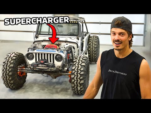 PUTTING A MASSIVE SUPERCHARGER IN MY JEEP