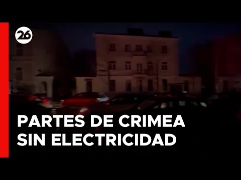 GUERRA RUSIA - UCRANIA | Partes de Crimea se quedaron sin electricidad