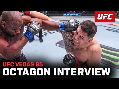 Jhonata Diniz Octagon Interview | UFC Vegas 95