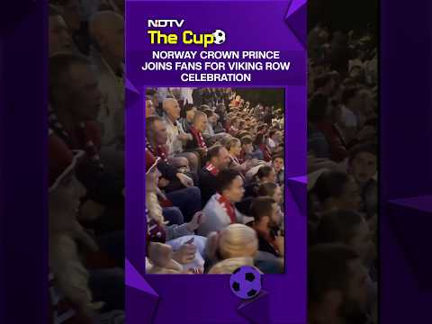 Crown Prince Haakon Celebrates With Fans As Norway Stuns Brazil At FIFA World Cup
