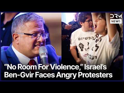 Israel’s Ben-Gvir Faces Angry Protesters as Clashes Erupt at Tel Aviv Conference | AC1N