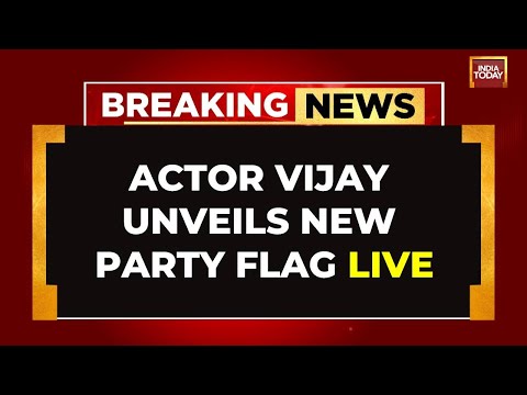 LIVE | Actor Thalapathy Vijay Unveils New Party Flag | Can Vijay Taste Success As Neta?