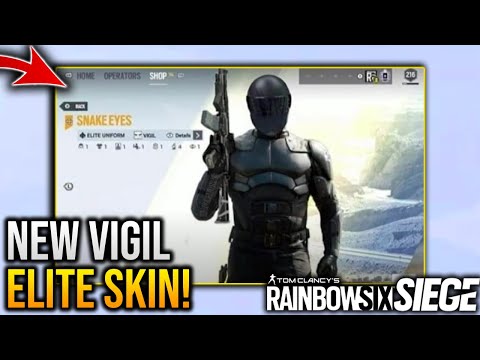 NEW Vigil Elite Skin! Rainbow Six Siege Operation North Star