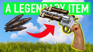 YouTube thumbnail for Brit's video titled 'I Found A Rare Legendary Item on the MOST MODDED Server in Rust...'