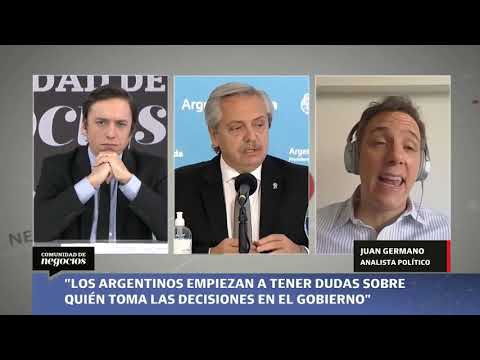 Juan Germano: Los argentinos dudan de si decide Alberto o Cristina, análisis de encuestas