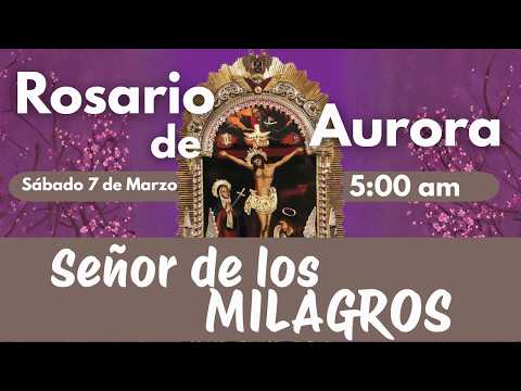 ⁣🔴 En Vivo 🔴 Rosario de Aurora al Señor de los Milagros🙏Ofrecido por tus Intenciones🎇