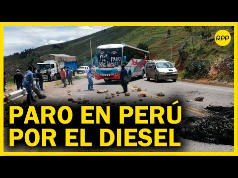 Paro indefinido de transportistas: De diez camiones que se mueven solo uno es peruano