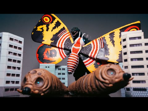 ムービーモンスターシリーズ　モスラ 幼虫（2003）双子セット&猪突猛進怪獣 バグリゴン レビュー