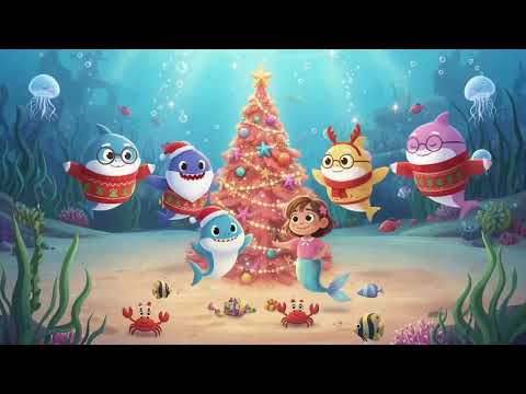 Baby Shark Christmas 🎄🦈 | Holiday Kids Song & Animated Cartoon for Toddlers and Preschoolers