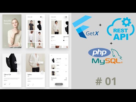 Flutter GetX Shop App Project | Client Server PHP MySQL Backend | Rest Api | Third Party Apis Course