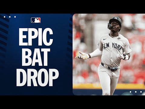Jazz Chisholm Jr. knew he got all of this one (EPIC BAT DROP)