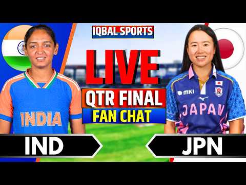 🔴Live: INDW vs JPNW T20 Fan Chat | Live Cricket Match Today | India W vs Japan W Live | Iqbal Sports