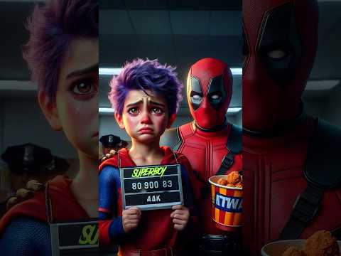 Superboy’s Crunchy Crime: Caught Chasing Chicken! 🍗🏃‍♂️👮‍♂️ #shorts