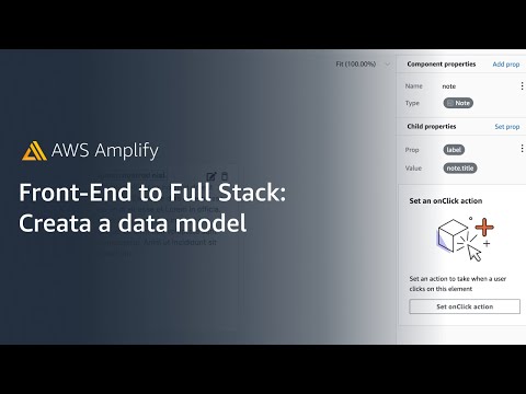 Frontend to Full Stack: Create a Data Model | Amazon Web Services