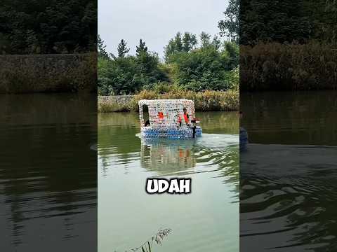 gak ad perahu sungguhan, perahu botol pun jadi ‼️#shorts