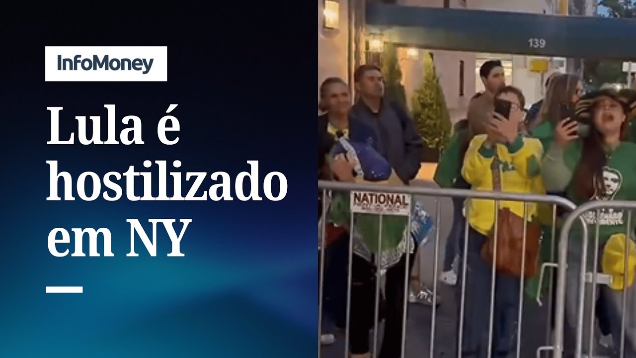 VEJA Grupo de brasileiros se reúne para hostilizar Lula em NY | InfoMoney News