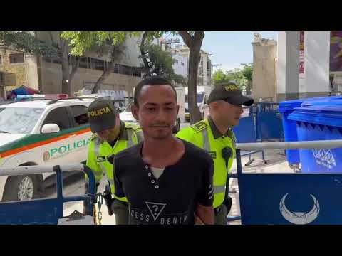 Sujeto armado es detenido tras requisa policial en el barrio Ciudadela 20 de Julio en Barranquilla