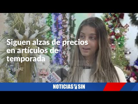 Siguen alzas de precios en artículos de temporada