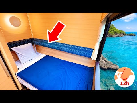 24 Hours in a First Class Room on Japan's Sleeper Train 😴🛏 West Express Ginga | Solo Travel Vlog