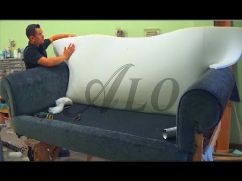 DIY: HOW TO REUPHOLSTER A SOFA. - ALO Upholstery