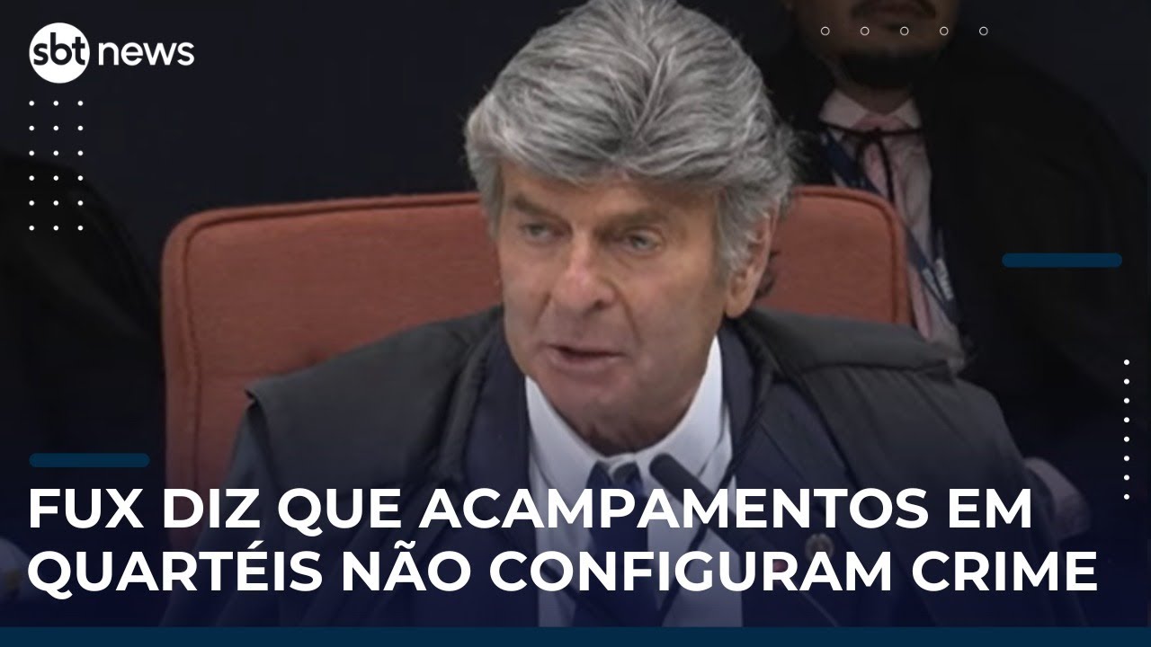Fux Manifestações e acampamentos pacíficos não configuram crime