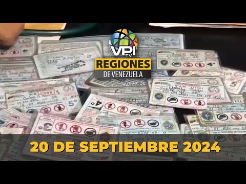 Noticias Regiones de Venezuela hoy - Viernes 20 de Septiembre de 2024 @VPItv