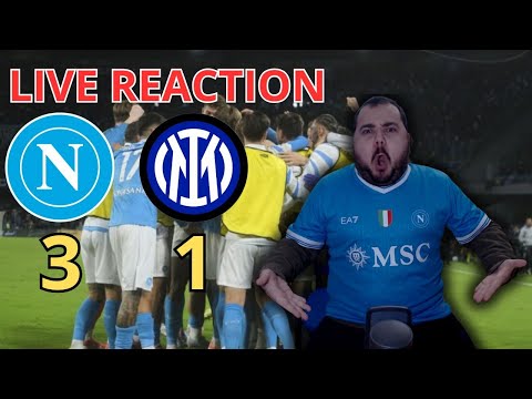 GODURIA MASSIMA! LAUTARO È TUTTO PER TE! - LIVE REACTION NAPOLI 3-1 INTER