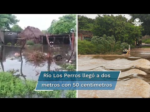 Inundaciones dejan incomunicada a Juchitán, en el Istmo de Oaxaca; reportan miles de damnificados