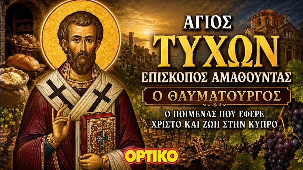 Ο Άγιος Τύχων της Αμαθούντας και τα θαύματα της πίστης