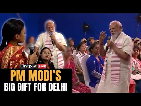 LIVE: PM Modi Inaugurates & Lays Foundation Stone for Multiple Development Projects in New Delhi