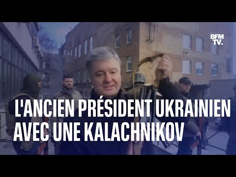 Guerre en Ukraine: l'ancien président ukrainien prêt à se battre avec une kalachnikov