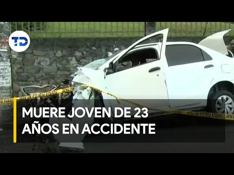 Joven de 23 años falleció tras un accidente de tránsito en Desamparados