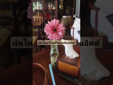 ผัดไทยอร่อยๆที่ร้านบ้านเพลินจ