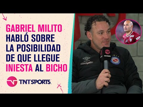 Es verdad que hablé con #Iniesta  | Gabriel #Milito en exclusiva con #TNTFÚTBOL