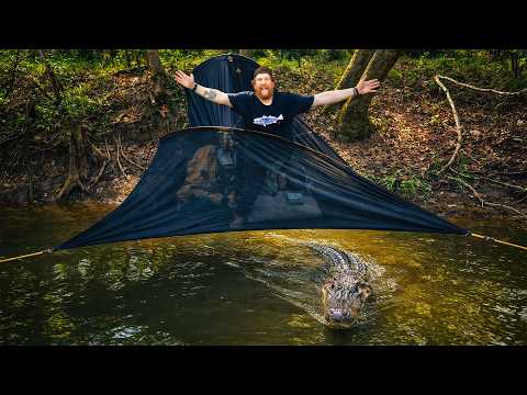 48 hour Gator Swamp TEMU Survival Challenge Florida