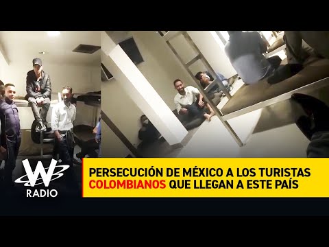 La W tuvo acceso a videos de la precaria situación de los colombianos inadmitidos en México