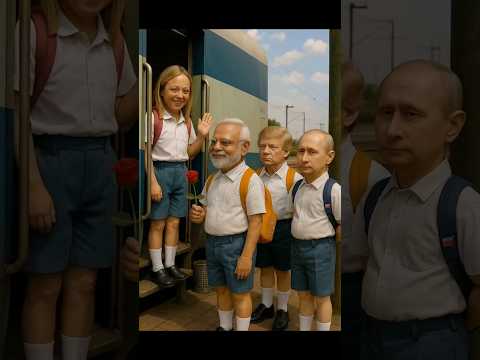 Meloni Rejects Modi’s Rose Proposal again 💔| Trump & Putin React | #funny #modi #shorts #viralshorts