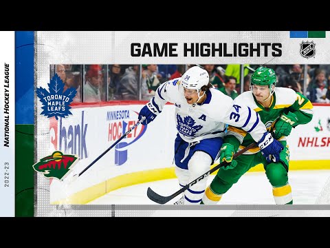 Maple Leafs @ Wild 11/25 | NHL Highlights 2022