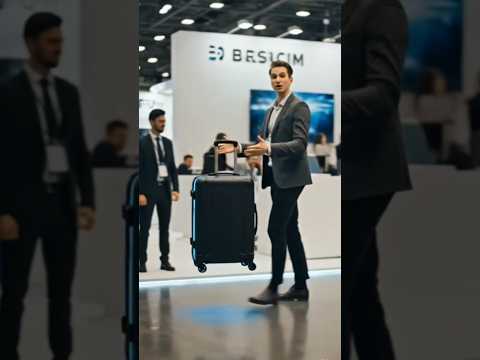 2050 Tech Expo: Aero-Grip™ | suitcase with anti-gravity system. #FutureTech #shorts