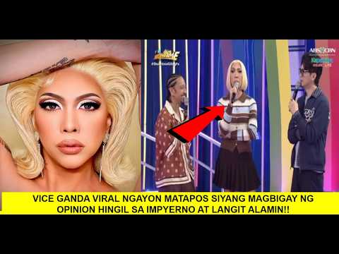 VICE GANDA KINUNDENA NG  NETIZEN SA TILA PAMUMUSONG NITO HINGIL SA LANGIT AT PAGTATANGOL SA IMPYERNO