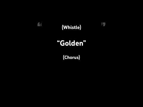 (口哨/Whistle) “Golden” (Chorus) #cover